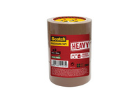 SCOTCH Heavy ruban d'emballage brun 50mmx66m, 3 pcs.