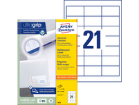 AVERY ZWECKFORM 3670 Etiketten, 64 x 36 mm, 100 Blatt