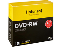 INTENSO DVD-RW Slim 4.7GB - 10 pcs.