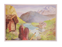 Sets de table Excursion des randonneurs 500 pièces