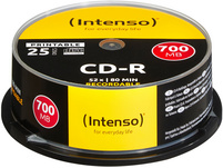 INTENSO CD-R Cake Box 80MIN/700MB - 25 Stk.