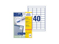 AVERY ZWECKFORM 3657 Étiquettes, 48.5 x 25.4 mm, 100 feuilles