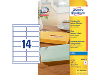 AVERY ZWECKFORM J8563-25 Etiketten, 99.1 x 38.1 mm, 25 Blatt