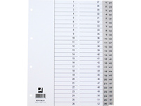 Q-CONNECT Zahlenregister 1 - 52