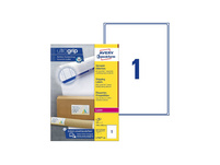 AVERY ZWECKFORM L7167-100 Étiquettes d'expédition, 199.6 x 289.1 mm, 100 feuille