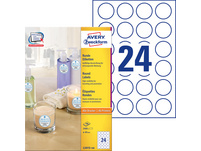 AVERY ZWECKFORM L3415-100 Etiketten, ø 40 mm, 100 Blatt