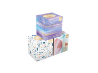 KLEENEX Serviettes cosmétiques cube 3 couches, 12 boîtes