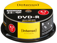 INTENSO DVD-R Cake Box 4.7 GB - 25er Pack