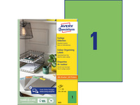 AVERY ZWECKFORM 3472 Etiketten, A4, 100 Blatt