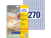 AVERY ZWECKFORM L4730REV-25 Etiketten, 17.8 x 10 mm, 25 + 5 Blatt
