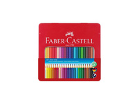 FABER-CASTELL Farbstifte Colour Grip 24 Farben Metalletui