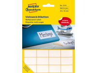 AVERY ZWECKFORM 3319 Étiquettes multi-usages 29 x 18 mm