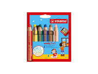 STABILO Crayon couleur Woody 3 in 1 - 6 pcs.