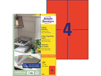 AVERY ZWECKFORM 3456 Etiketten, 105 x 148 mm, 100 Blatt