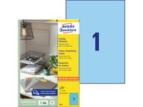 AVERY ZWECKFORM 3471 Étiquettes A4, 100 feuilles