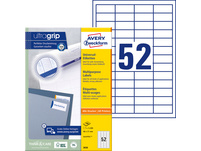 AVERY ZWECKFORM 3650 Etiketten, 48 x 21 mm, 100 Blatt