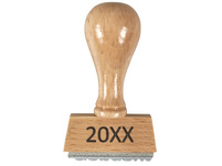 NEUTRAL Jahreszahl-Stempel 2021