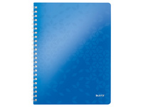 LEITZ 4638 Spiralbuch WOW PP A4, kariert