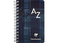 CLAIREFONTAINE Carnet spirale assorti. 7,5 x12 cm