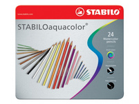 STABILO Crayon de couleur aquacolor 2.8 mm - 24 pcs.