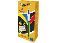 BIC Kugelschreiber Fluo - 12 Stück