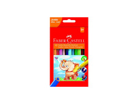 FABER-CASTELL Crayon Jumbo triangulaires 12 pcs.