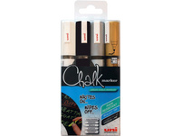 UNI-BALL Chalk Marker 1.8 - 2.5 mm, PWE5M.4C-5