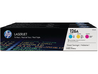 HP Toner Tri-Pack 126A CMY