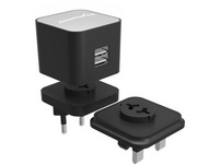 DigiPower Adaptateur secteur universel avec 2x ports USB