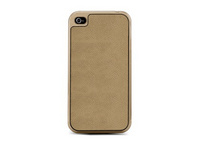 Dexim SL Superior Leather Case avec Screen-Protector  iPhone 4/4S