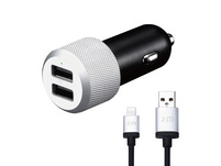 Just Mobile Highway Max Lightning Chargeur de voiture double USB