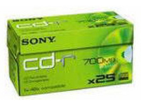 Sony 25-Pack CD-R 700 MB/80 Min