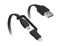 TYLT FLYP-DUO USB vers Lightning et Micro-USB 1 m