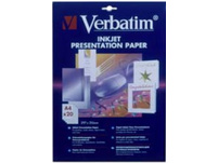 Verbatim Papier de présentation pour imprimantes à jet d'encre