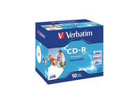 Verbatim 10-paquet CD-R AZO Imprimable
