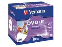 Verbatim 10-Pack DVD+R AZO 4.7GB bedruckbar