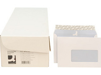 Q-Connect Couverts C6 100g/m2 - Fenster rechts