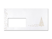 SIGEL DU084 Weihnachts-Umschlag Golden 22x11cm