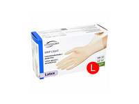 HYGONORM Latexhandschuhe Grip Light Gr. L, 100 Stück