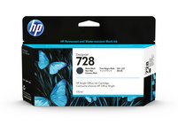 HP 728 Cartouche d'encre noir mat 130 ml