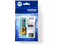 BROTHER LC421XL Cartouche d'encre Multipack CMYBK
