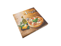 Pizzaschachteln 33x33x4 cm, 2xKraft, Motiv 