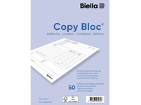 BIELLA Copy Bloc bulletins de livraison A6, 50 feuillets