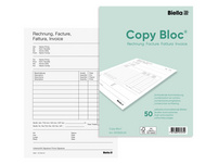 BIELLA Copy Bloc factures A5, 50 feuillets