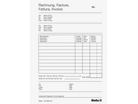 BIELLA Copy Bloc factures A6, 50 feuillets