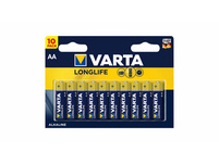 VARTA Pile Longlife, AA/LR06, 10 pièces