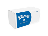 KLEENEX 6778 Essuie-main en papier Ultra pliage V, 2 couches