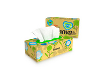 RENOVA Kosmetiktücher Eco Recycled 3-lagig, 1 Box