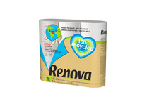 RENOVA WC-Papier XXL Eco Recycled 3-lagig, 9 Rollen