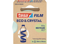 TESA Tesafilm Eco&Crystal Ruban adhésif 33m x 19mm, 1 pc.